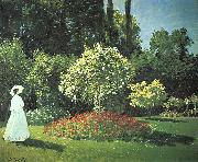 Claude Monet Jeanne-Marguerite Lecadre in the Garden china oil painting reproduction